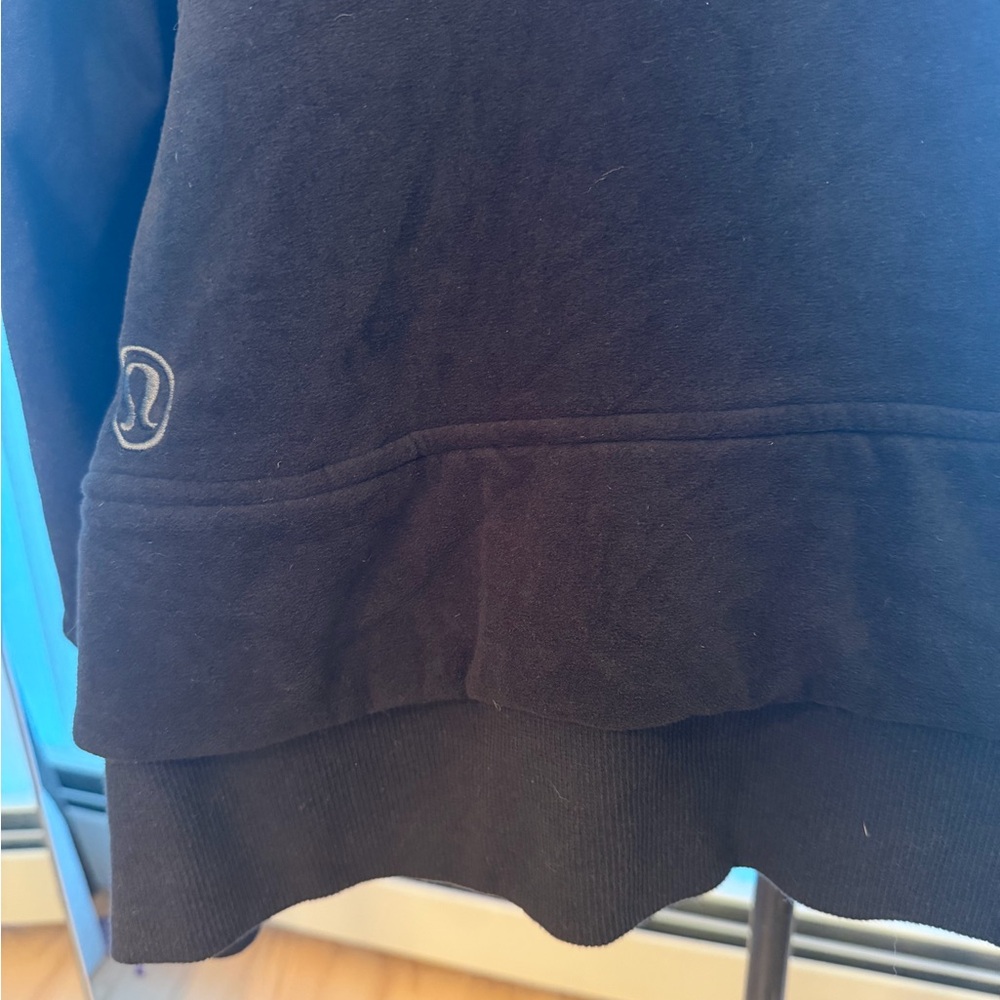 lululemon athletica Black Sherpa Cowl Neck Coat - Picture 14 of 15